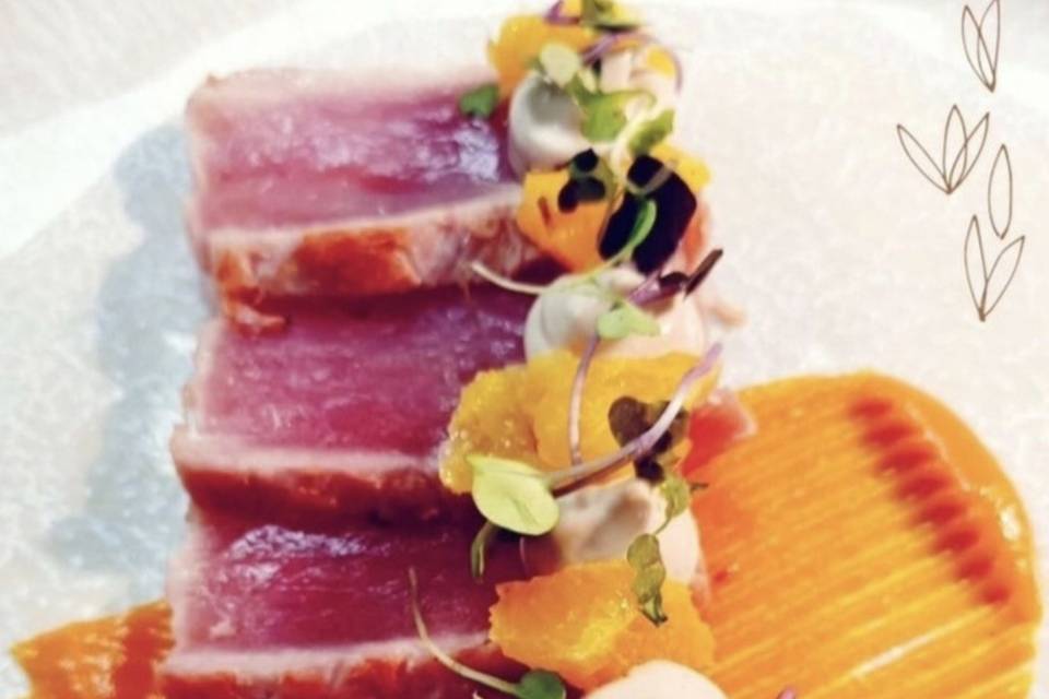 Tataki de atún rojo