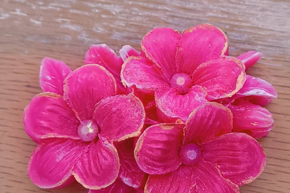 Flor aroma fresas con nata