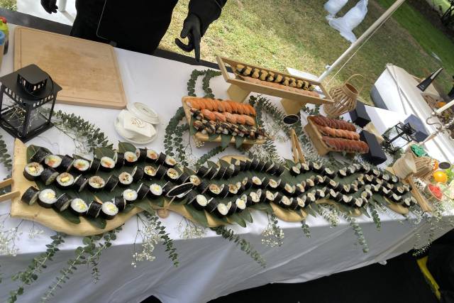 Variedad de makis