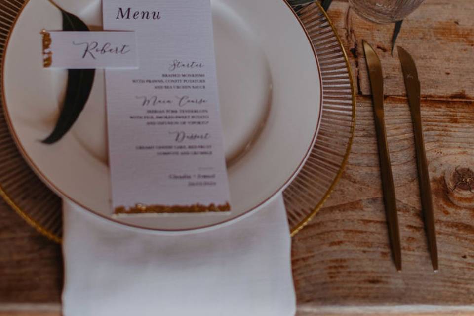 Table setup