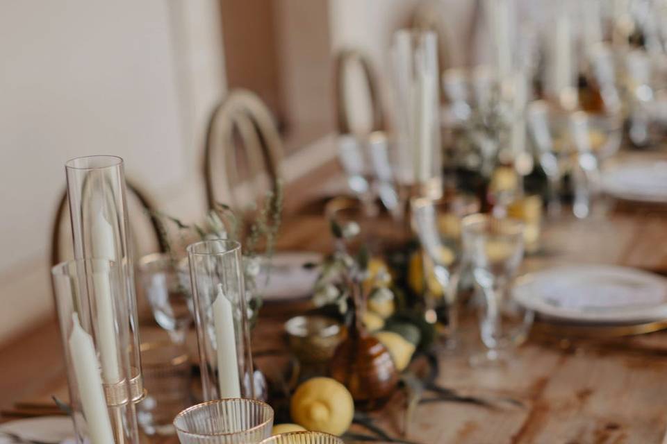 Table setup
