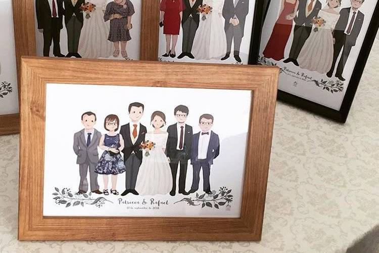 Retratos detalle de boda