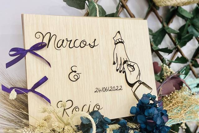 Álbum de firmas personalizado