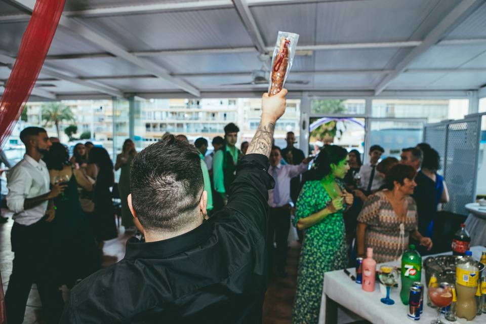 Lanzamiento chorizo (novio)