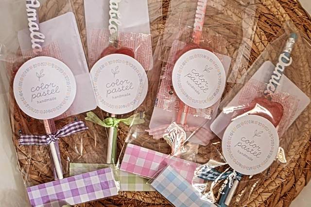Color pastel handmade