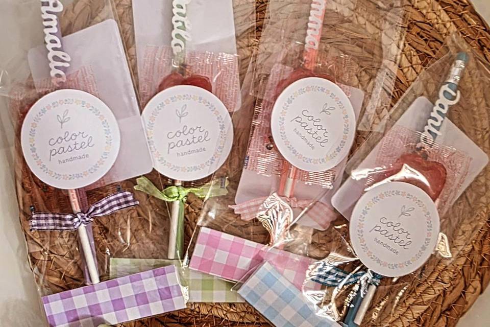 Color pastel handmade