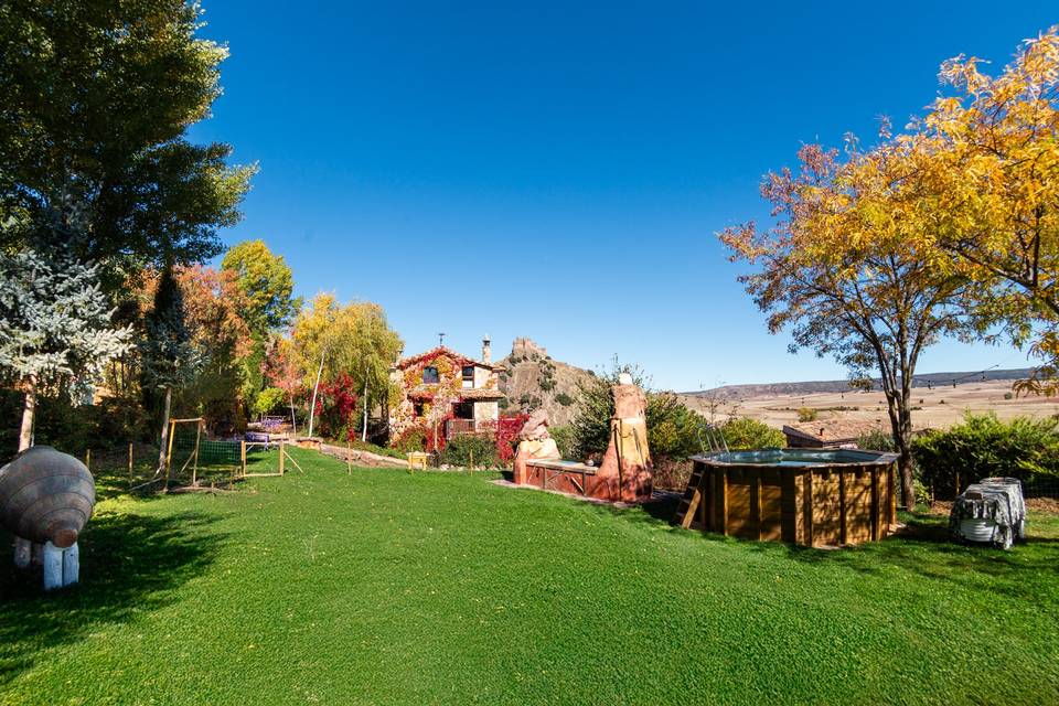 Jardin,piscina,bbq