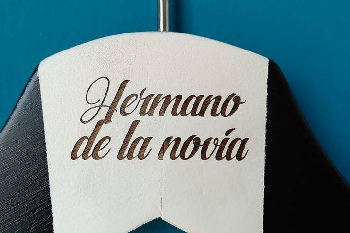 Percha de hermano de la novia