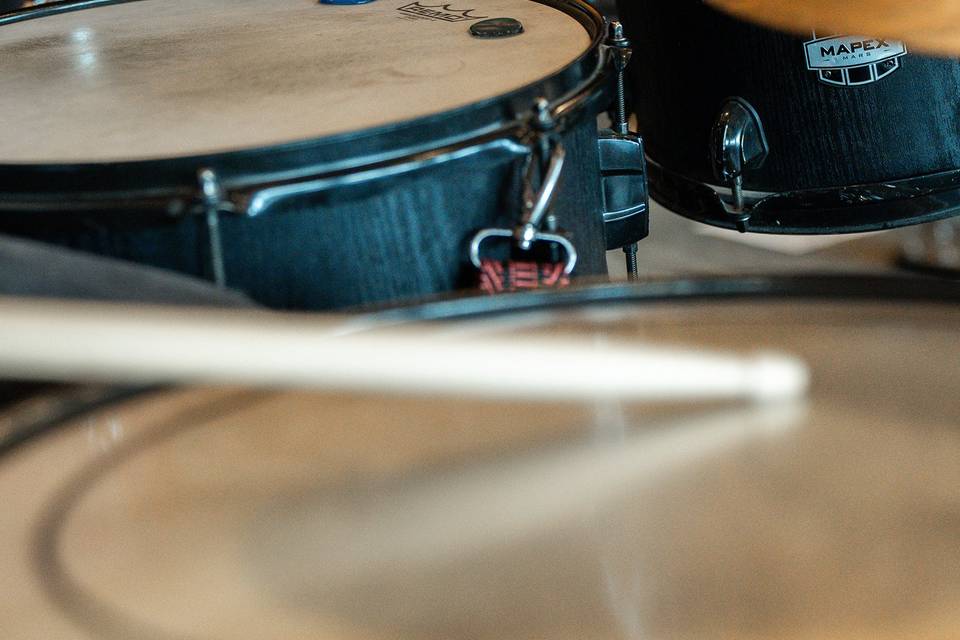 Microfonía de una bateria