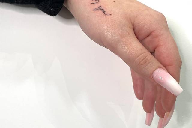 Fineline tattoo