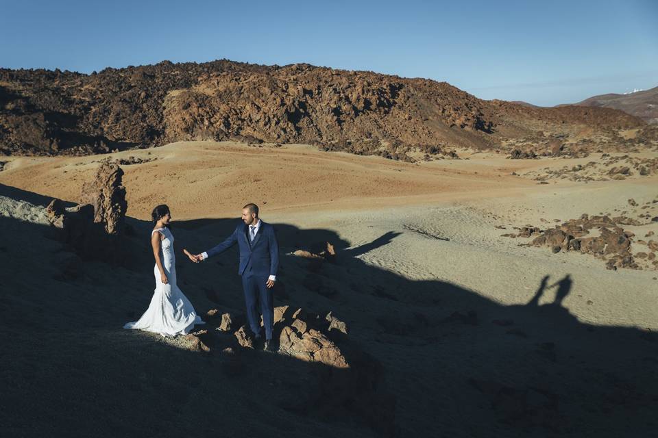 Postboda en el Teide