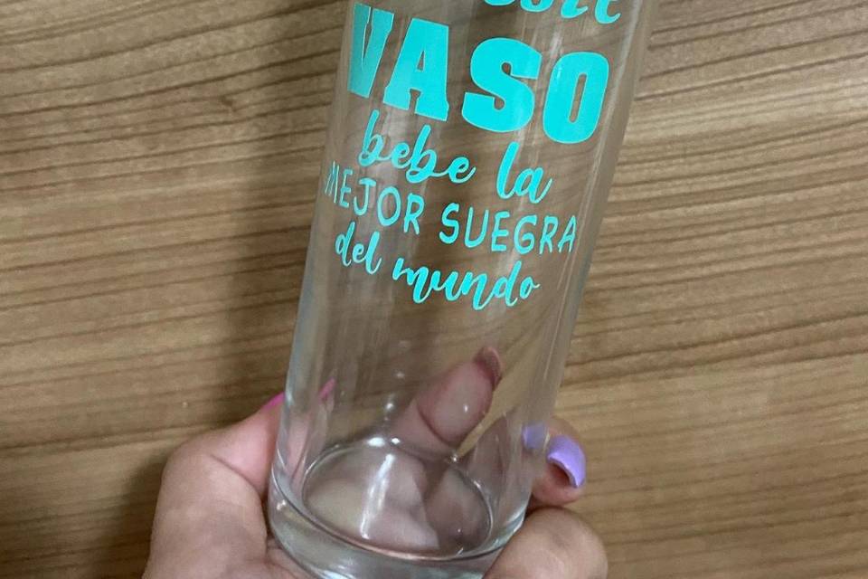 Vaso tubo personalizado