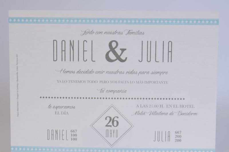 Invitación de boda