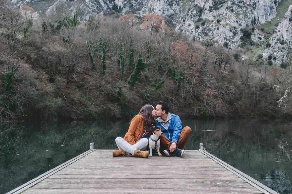 Preboda en el lago