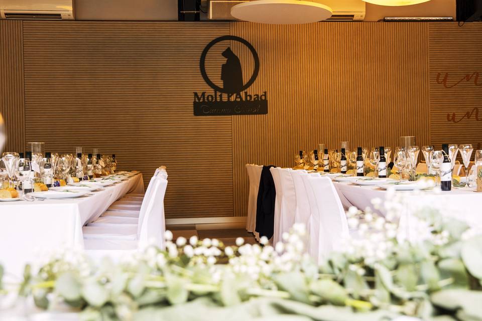 Banquete Boda en Molí l’Abad