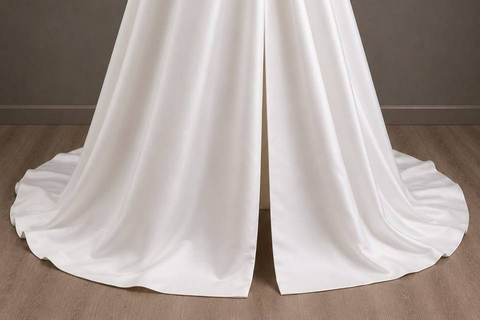 Vestido palabra de honor