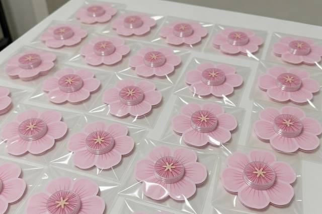 Bote crema flower