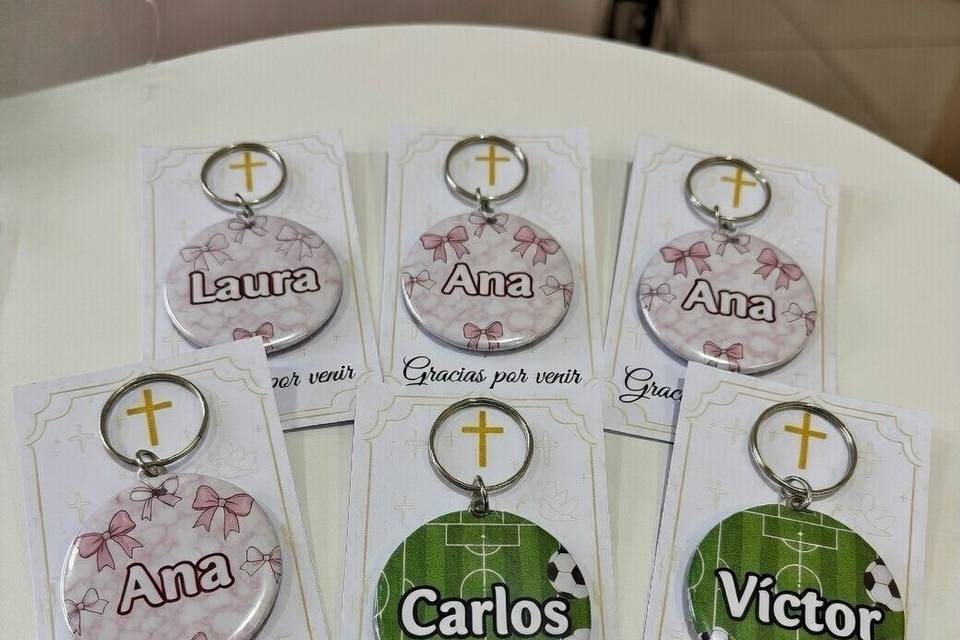 Llaveros personalizados