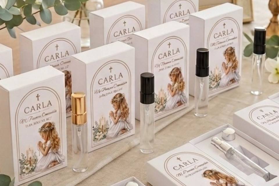 Mini perfume en caja
