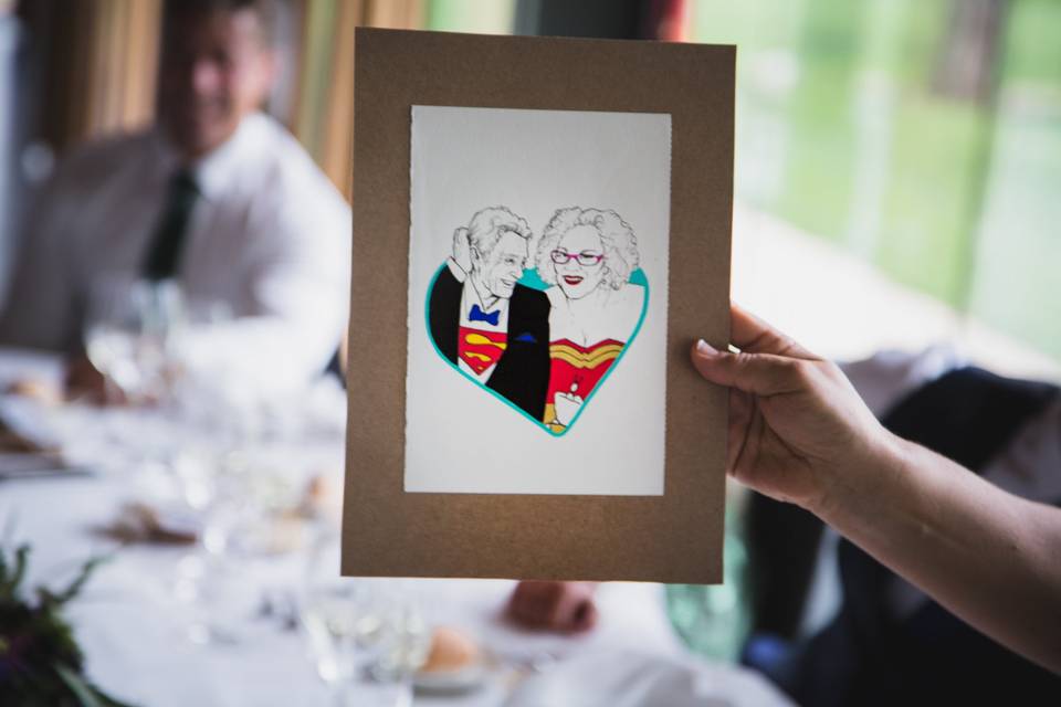 Superheroes Wedding