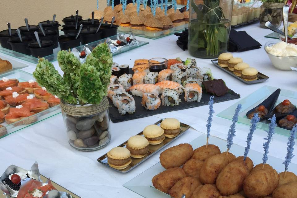 Catering para cóctel.