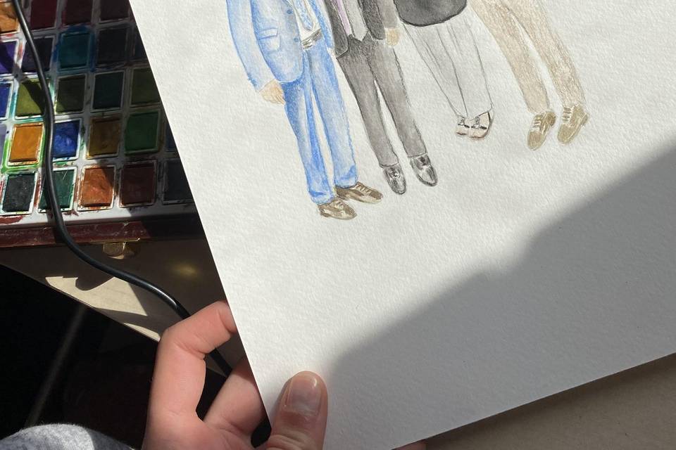 FAMILIA DIA DE LA BODA