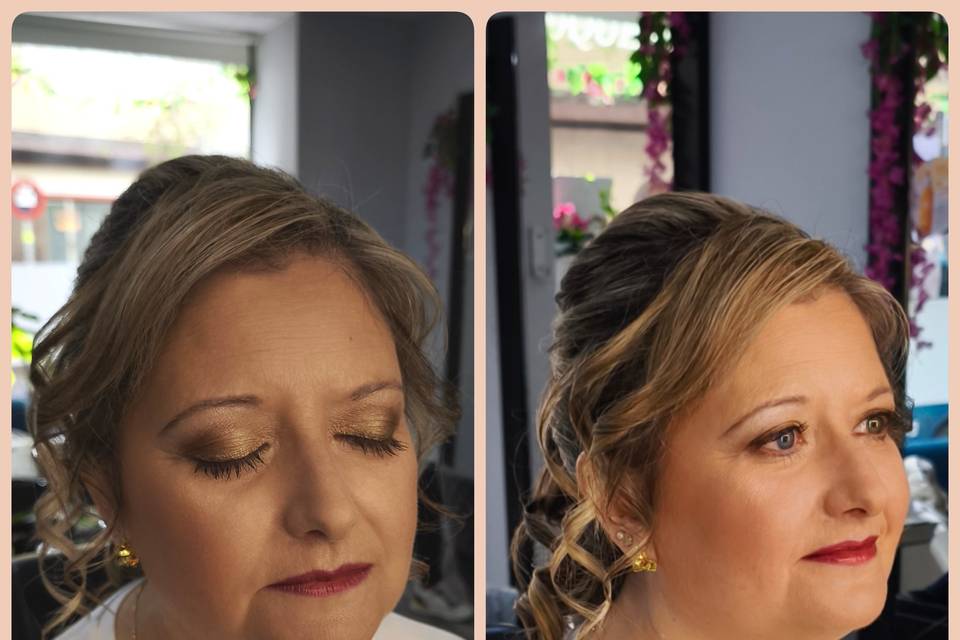 Peinado y maquillaje