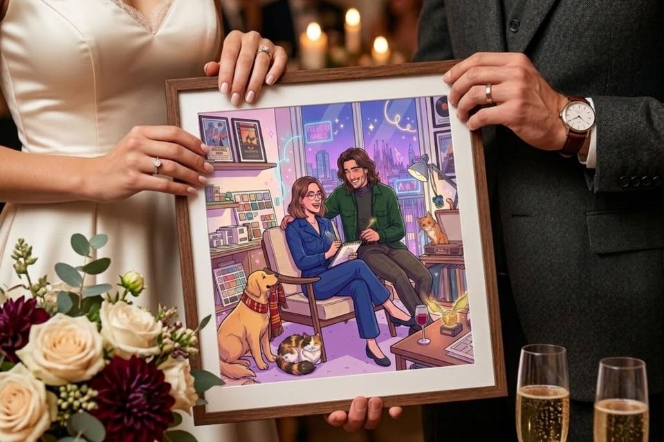 Whimsical Wedding Custom Gift