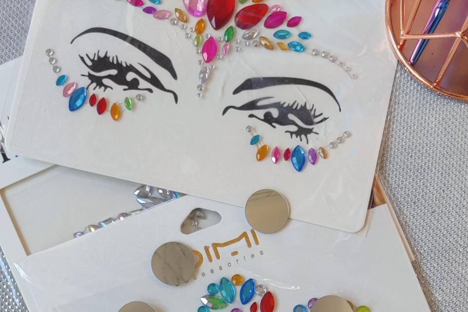 Mascaras de gemas para bodas