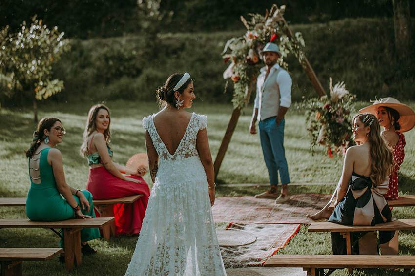 Ceremonia en el jardín