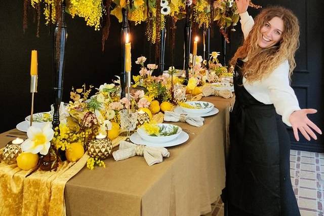 Decoración para mesas de boda