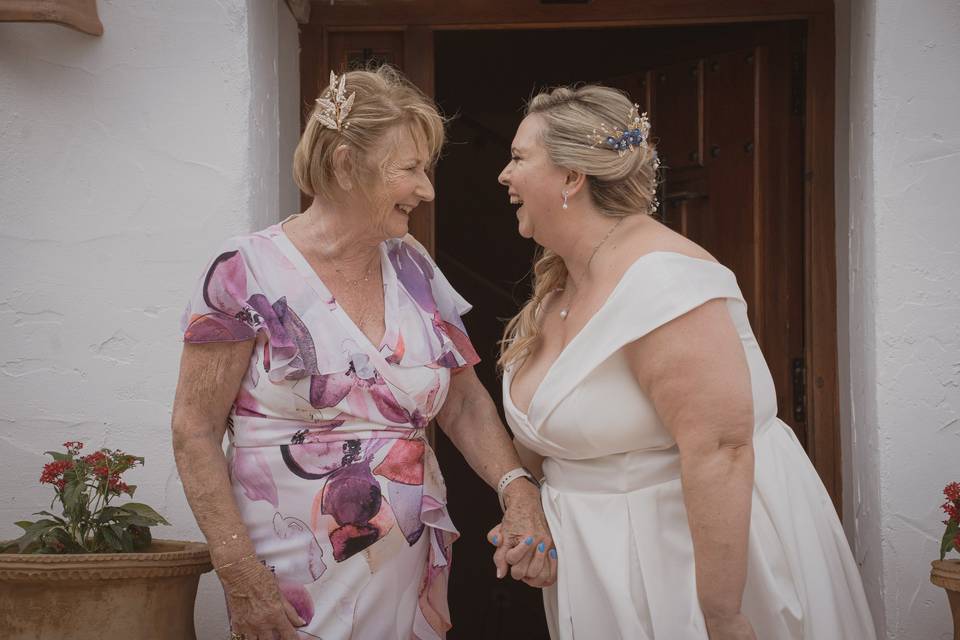 Sara y su madre