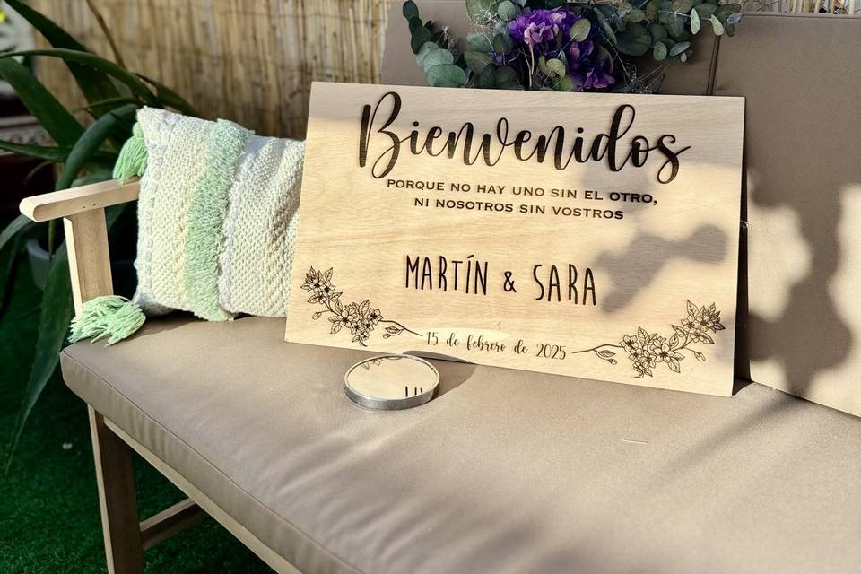 Letreros Bienvenida