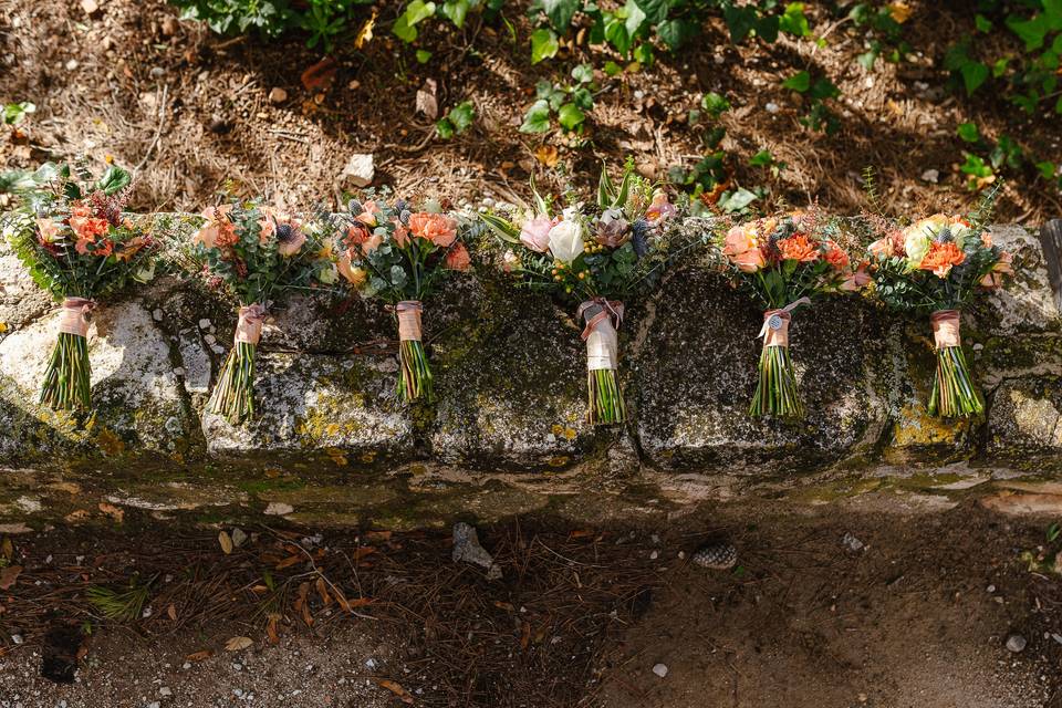 Ramos novia y damas de honor