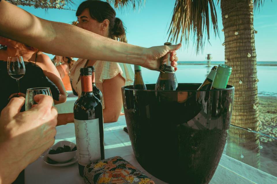 Prebodas alrededor del vino