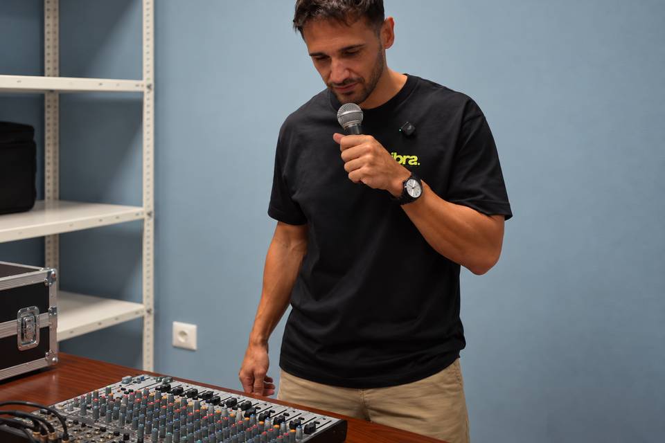 Probando Equipo antes Evento