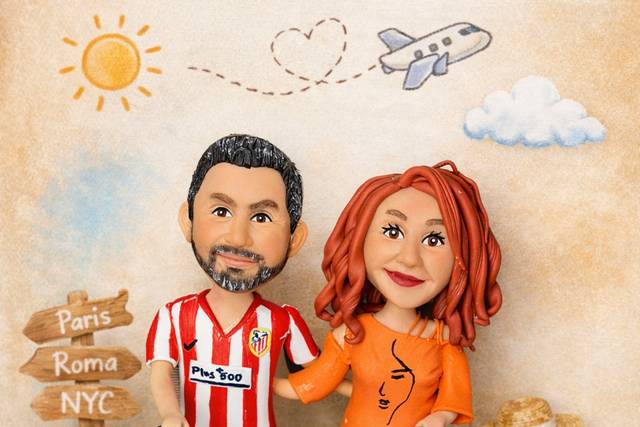 Figura personalizada boda unif