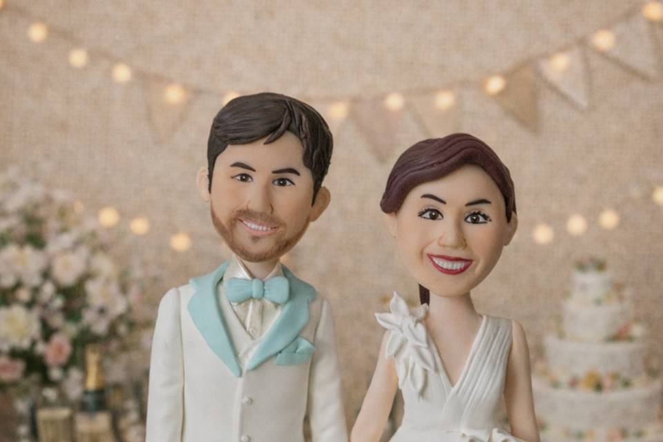 Figura personalizada y mascota