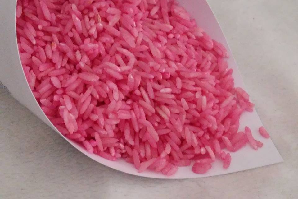 Arroz rosa claro