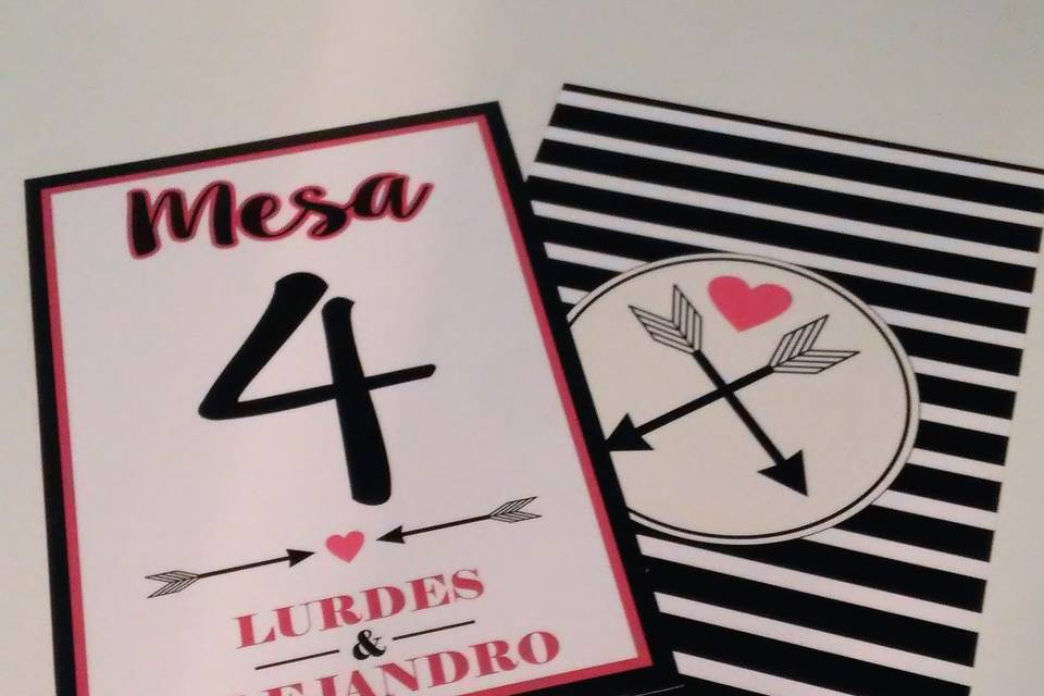 Meseros 15x20 a doble cara