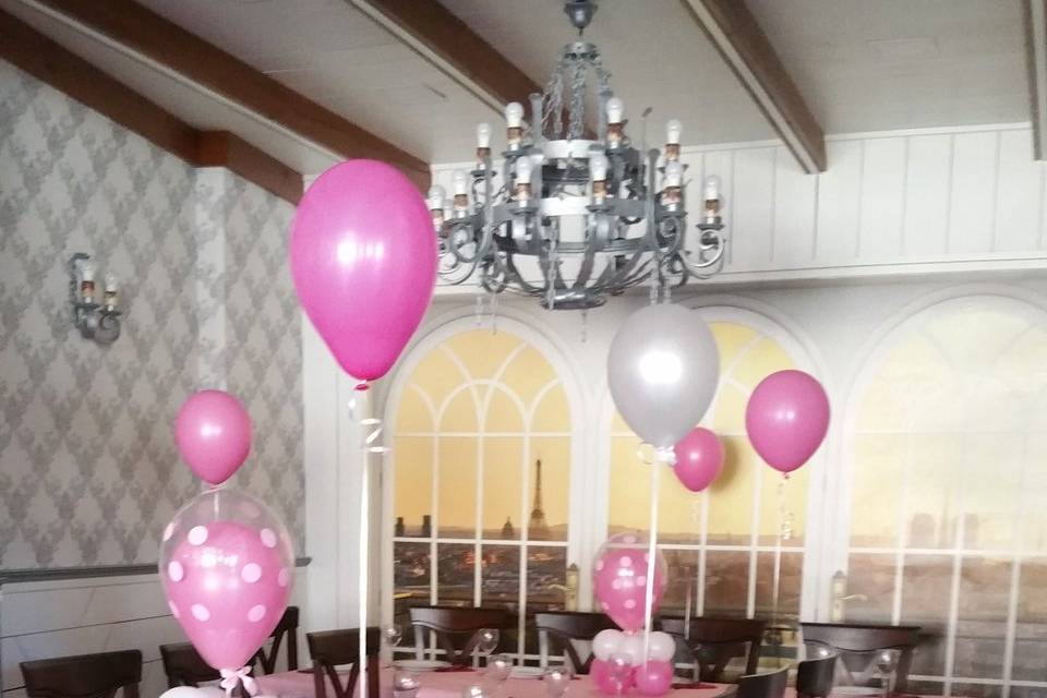 Decoración con globos