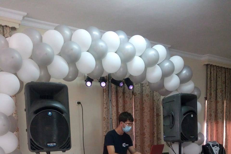 Montaje en boda