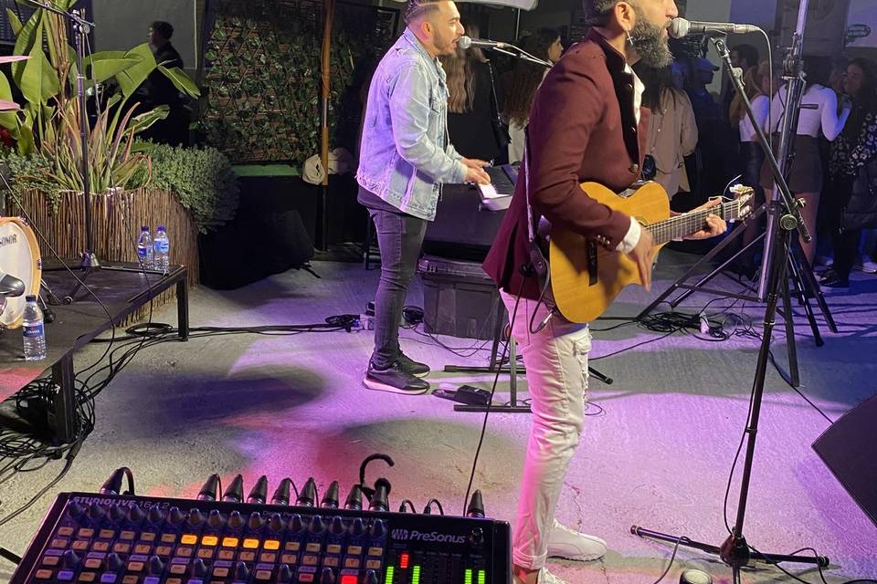 Sonorización de grupo en directo