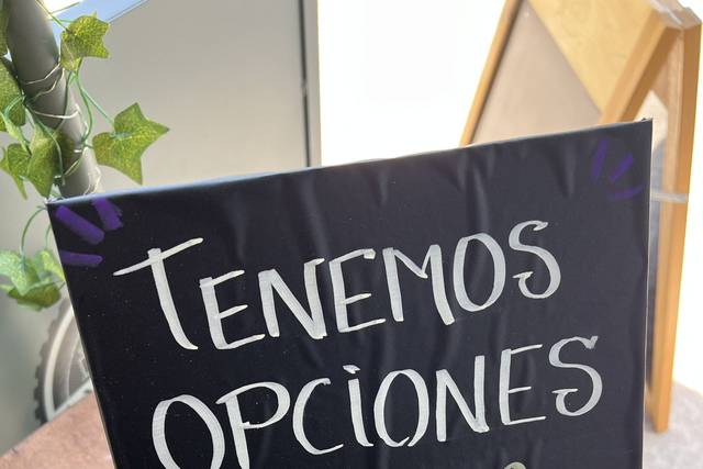 Opciones veganas y sin gluten