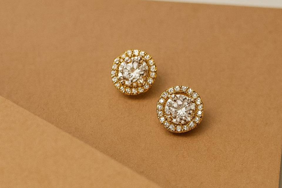 Pendientes en oro 18k