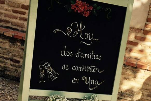 Bienvenida para la iglesia