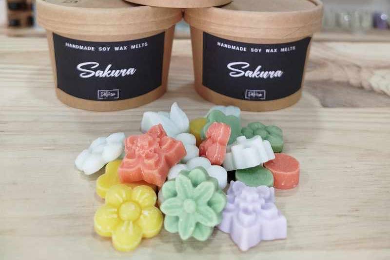 Distintos olores de wax melts