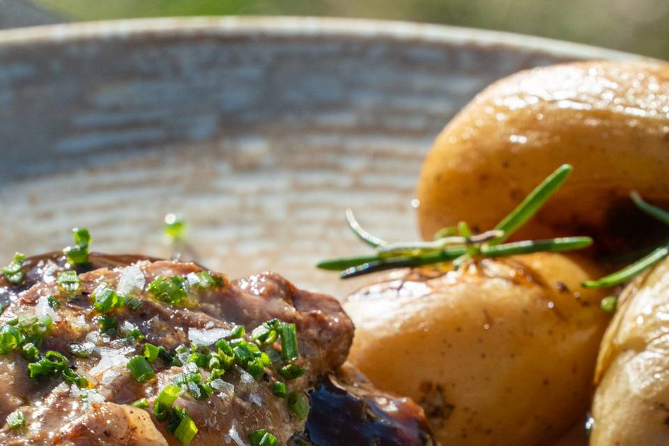 Solomillo foie