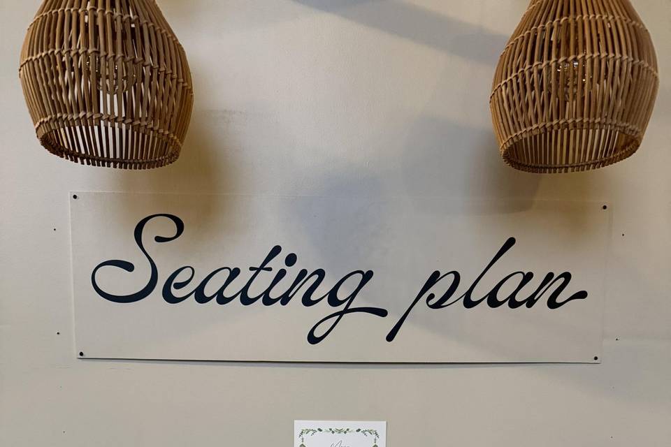 Seating Plan