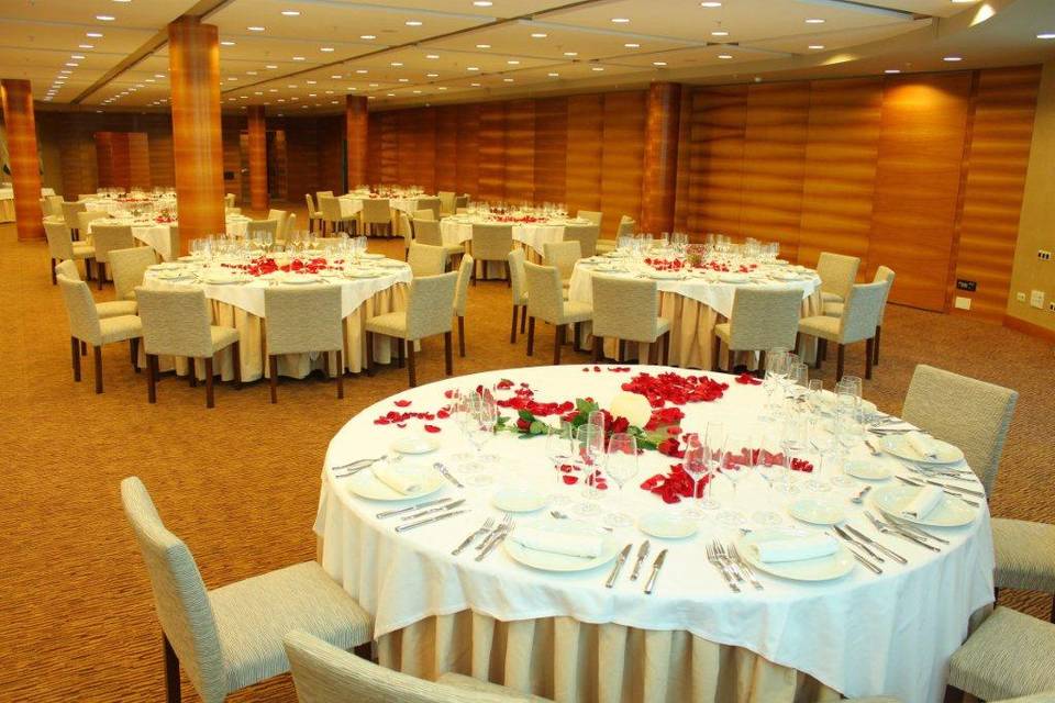 Salón para el banquete